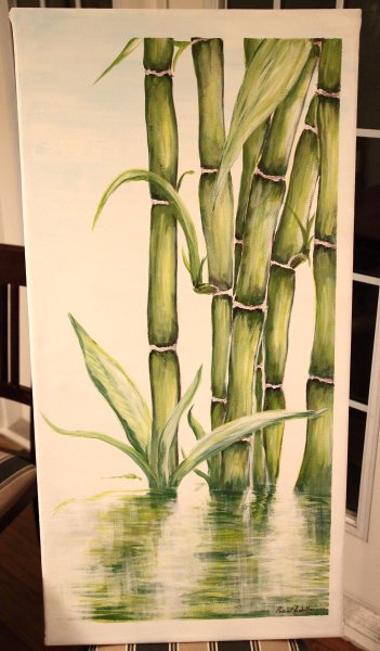Бамбук живопись