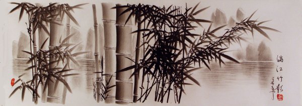 Китайская живопись тростник