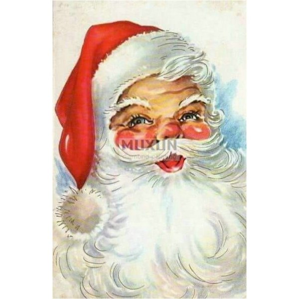 Дед Мороз гуашью