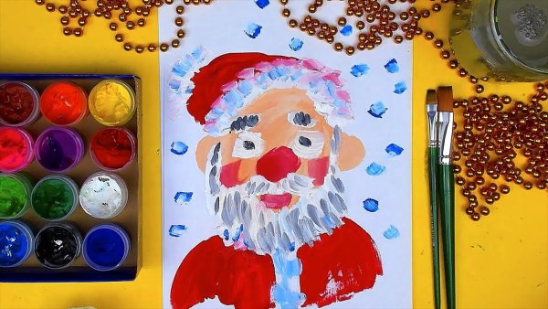 РЫБАКИТ новогодние рисунки