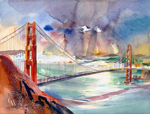 Афремов Леонид художник картины мост