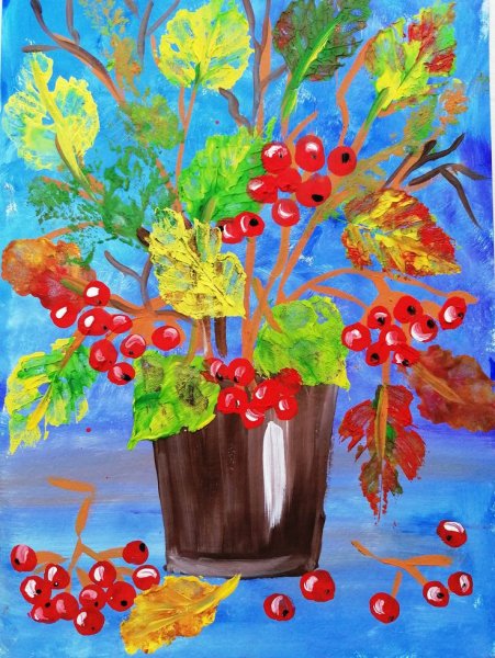 Рисование осенний натюрморт