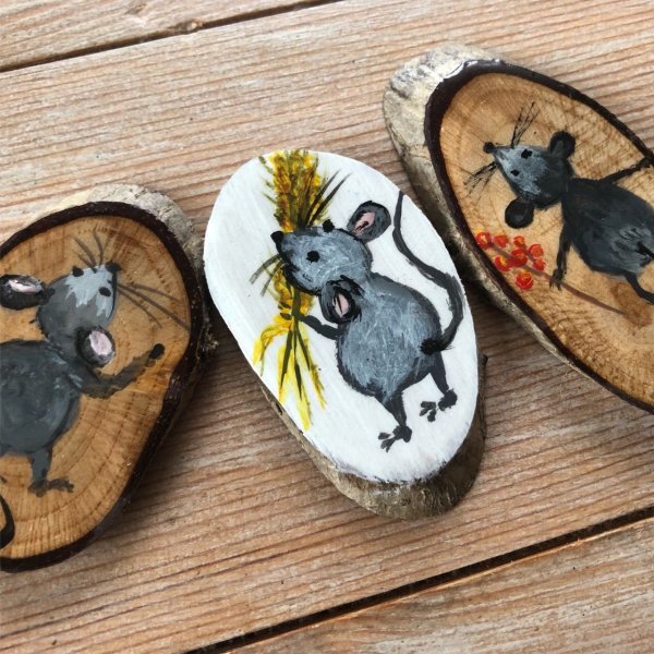 Рисование на спилах