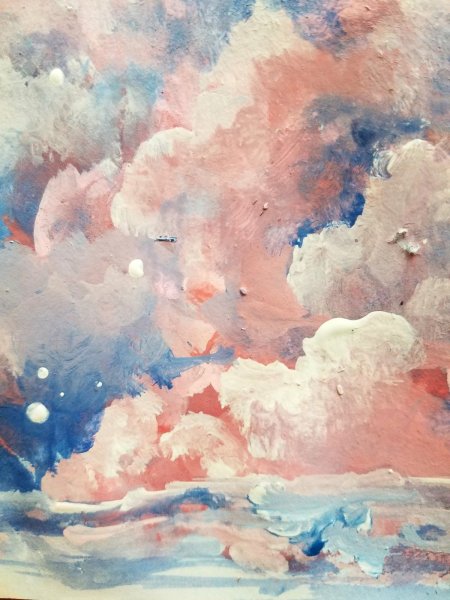 Абстрактные картины в пастельных тонах