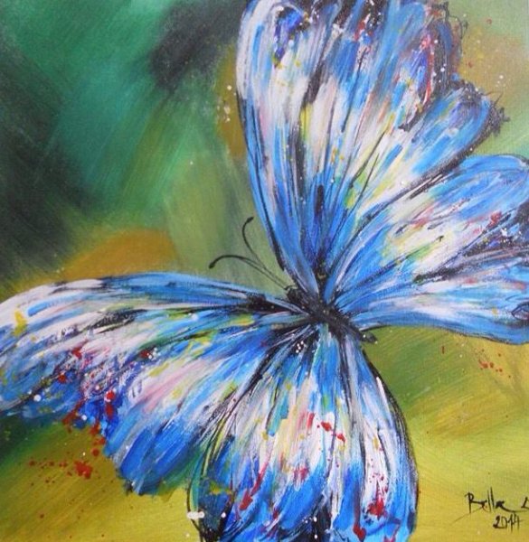 Акварельные бабочки