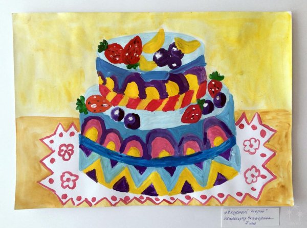 Тортики для рисования