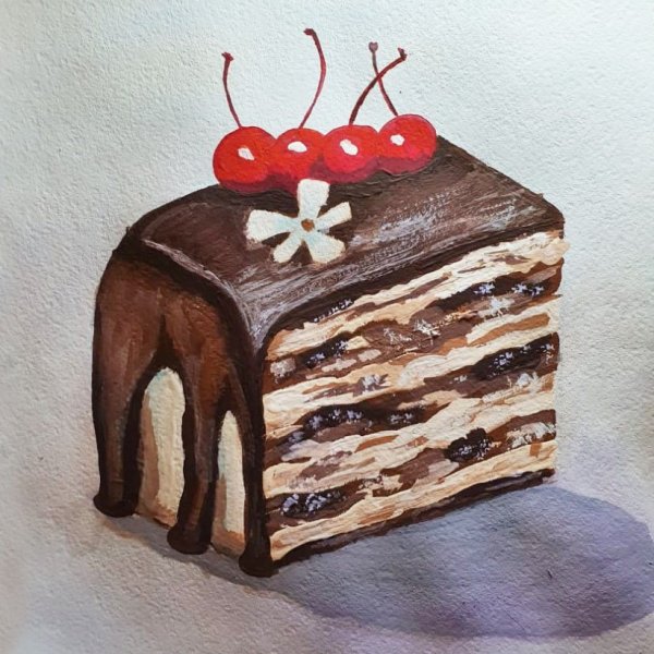 Торт рисунок