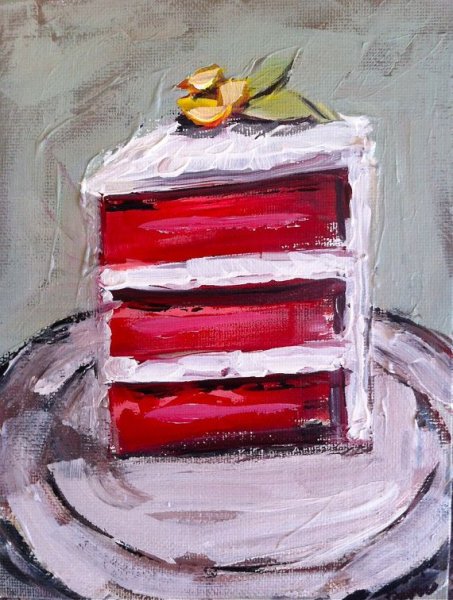 Десерты гуашью