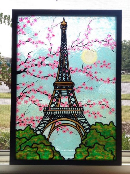 Мишель Томас Эйфелева башня картины