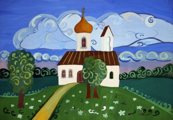 Рисунок Божий мир глазами детей