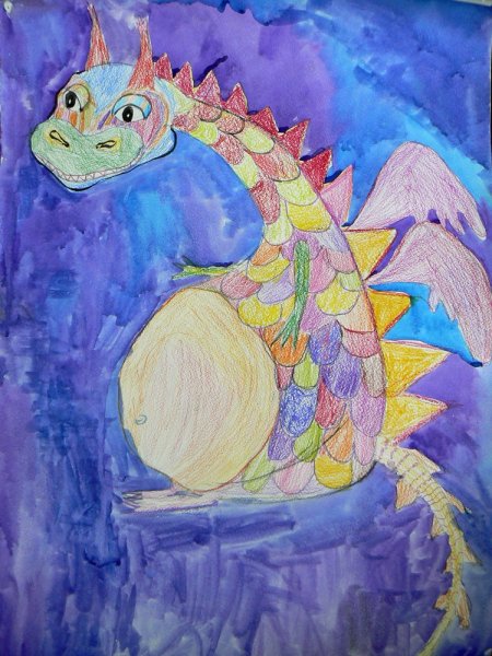 Рисунки акварелью для детей