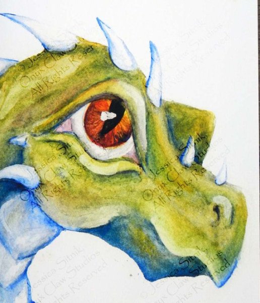 Дракон гуашью для детей