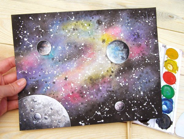 Космос рисунок