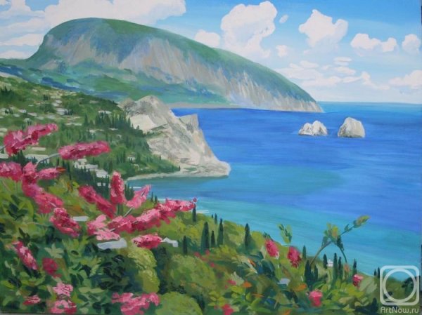 Картины Крым Гурзуф медведь гора