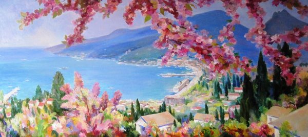 Крымские пейзажи маслом для начинающих