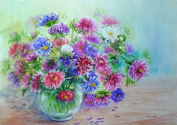 Астры акварелистов