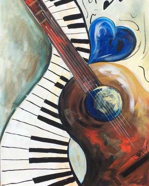 Гитара в живописи