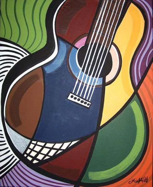 Гитара арт