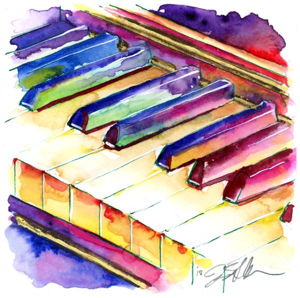 Гитара рисунок