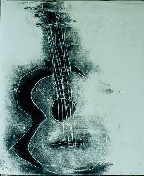 Музыкальные инструменты акварель