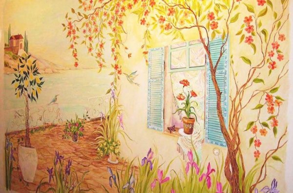 Роспись стен в Советском стиле