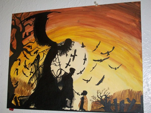 Гарри Поттер картина маслом