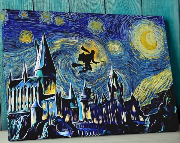 Картина по номерам Гарри Поттер Хогвартс