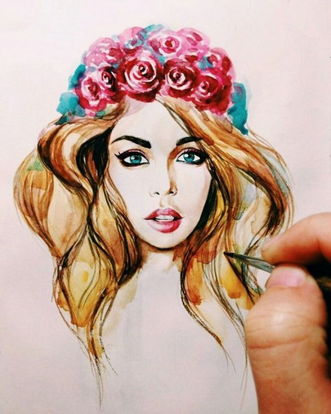 Польская художница Joanna Wędrychowska.