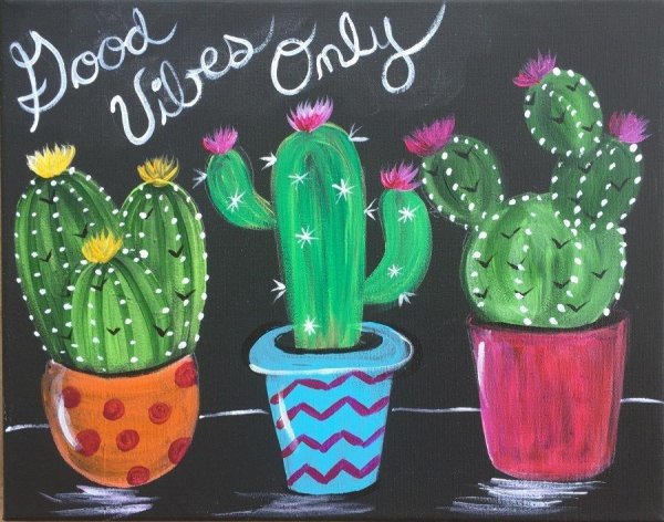 Рисование кактуса в подготовительной группе