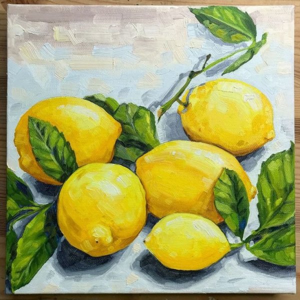 Фрукты гуашью для начинающих