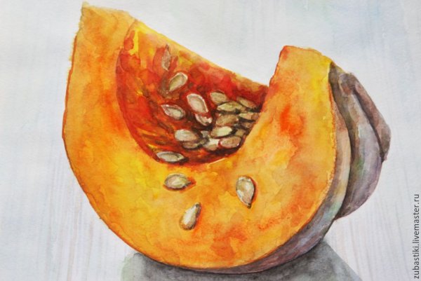 Фрукты пастелью