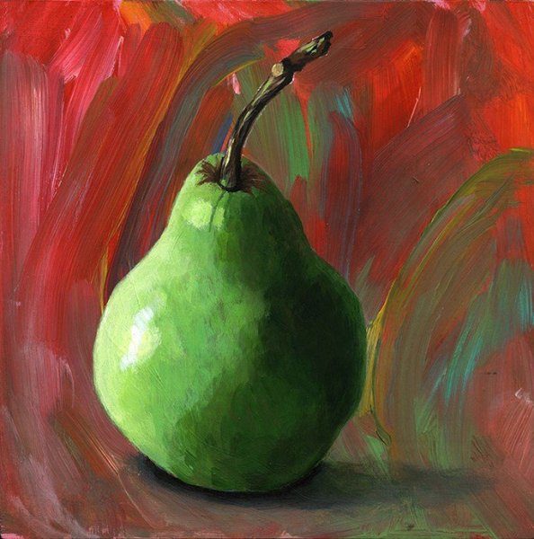 Арбуз акварелью