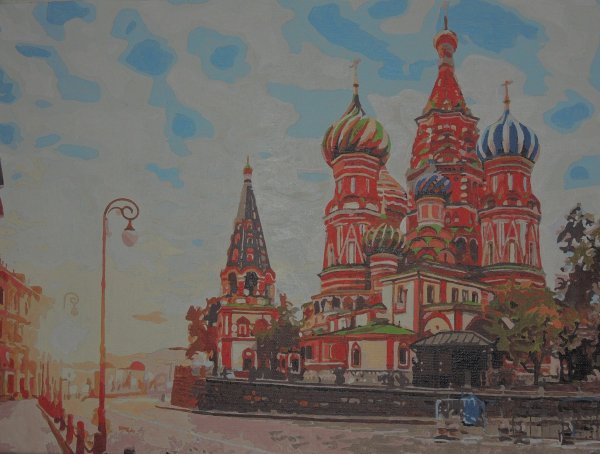 Собор Василия Блаженного картина