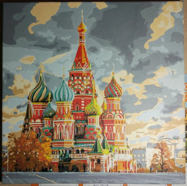 Храм Василия Блаженного картина