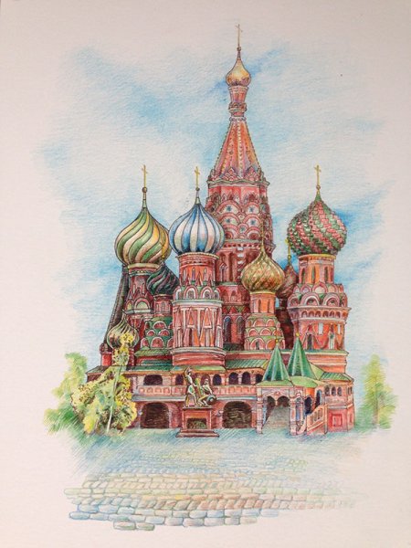 Московский собор Василия Блаженного изо