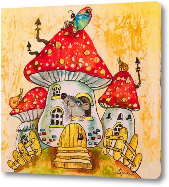 Сказочные ДОМИКИО рисование