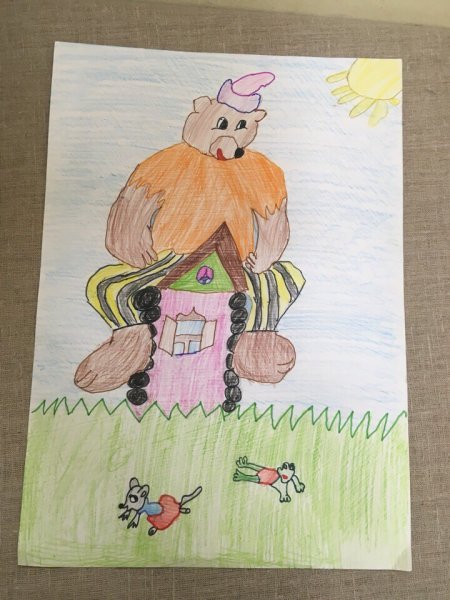 Рисование русской избы в старшей группе