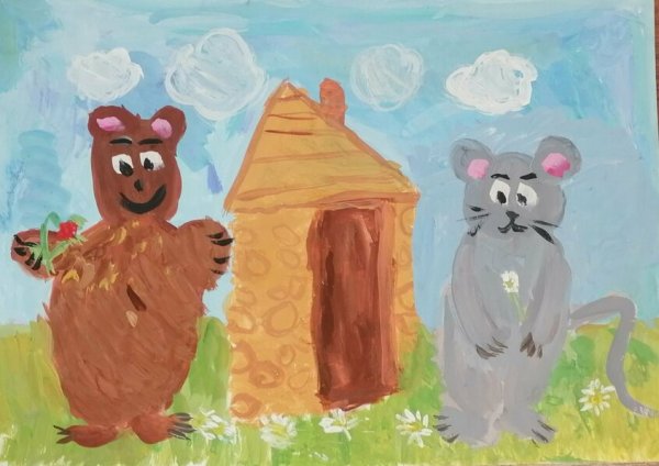 Сказочные домики рисование в старшей группе