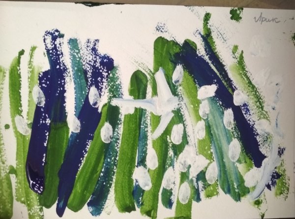 Ландыш рисование для детей