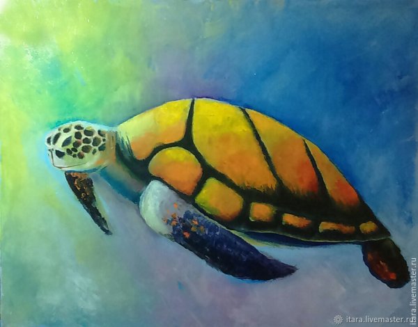 Черепаха гуашью