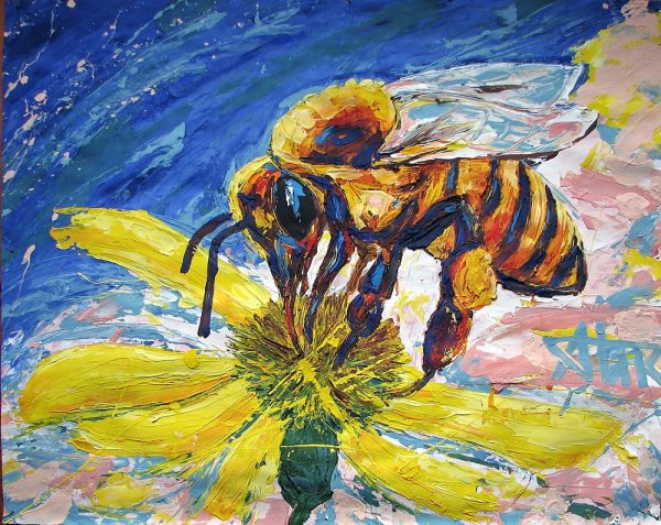 Пчела в изобразительном искусстве