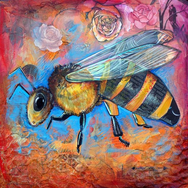 Юлия Боровая художник Шмель