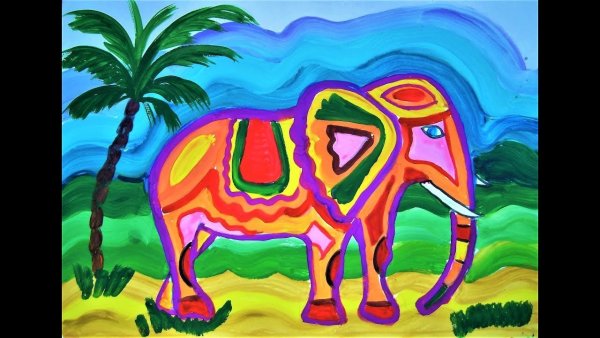 Африка рисунок