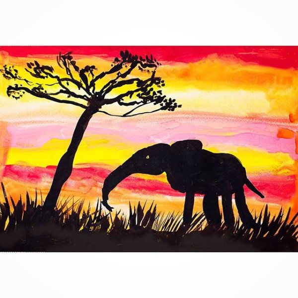 Африка гуашью