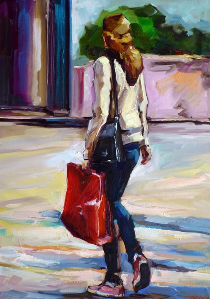 Этюды фигуры человека акварелью в ДХШ