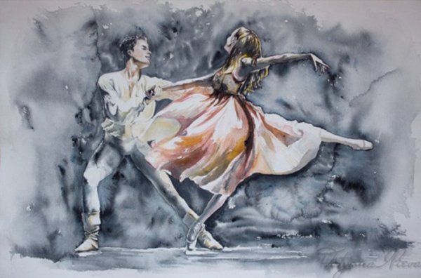 Любовь гуашью