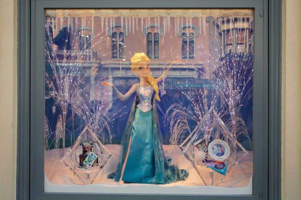 Украшение окон Холодное сердце