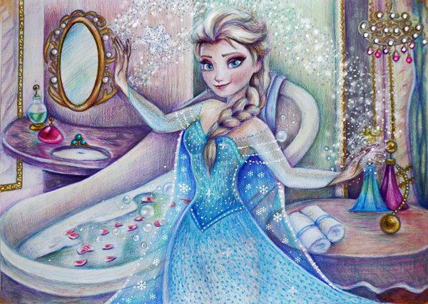 Elsa Холодное сердце risunki