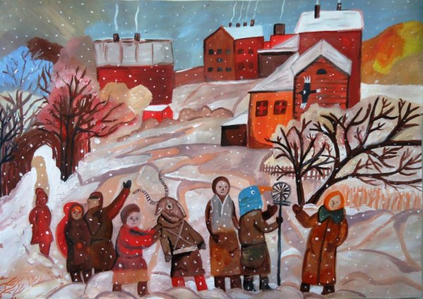 Коляда гуашь