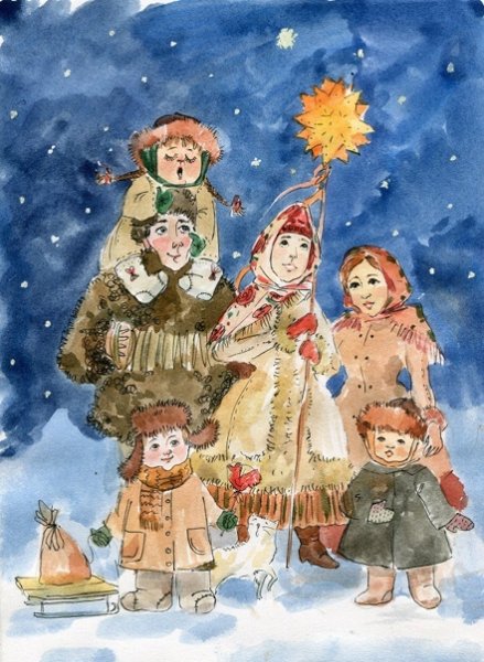 Рождественские колядки для детей